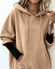 Lara | Damen Hoodie modern & elegant casual getragen