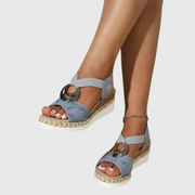 Hanna | Damen Orthopädische Schnallenriemen Sandalen