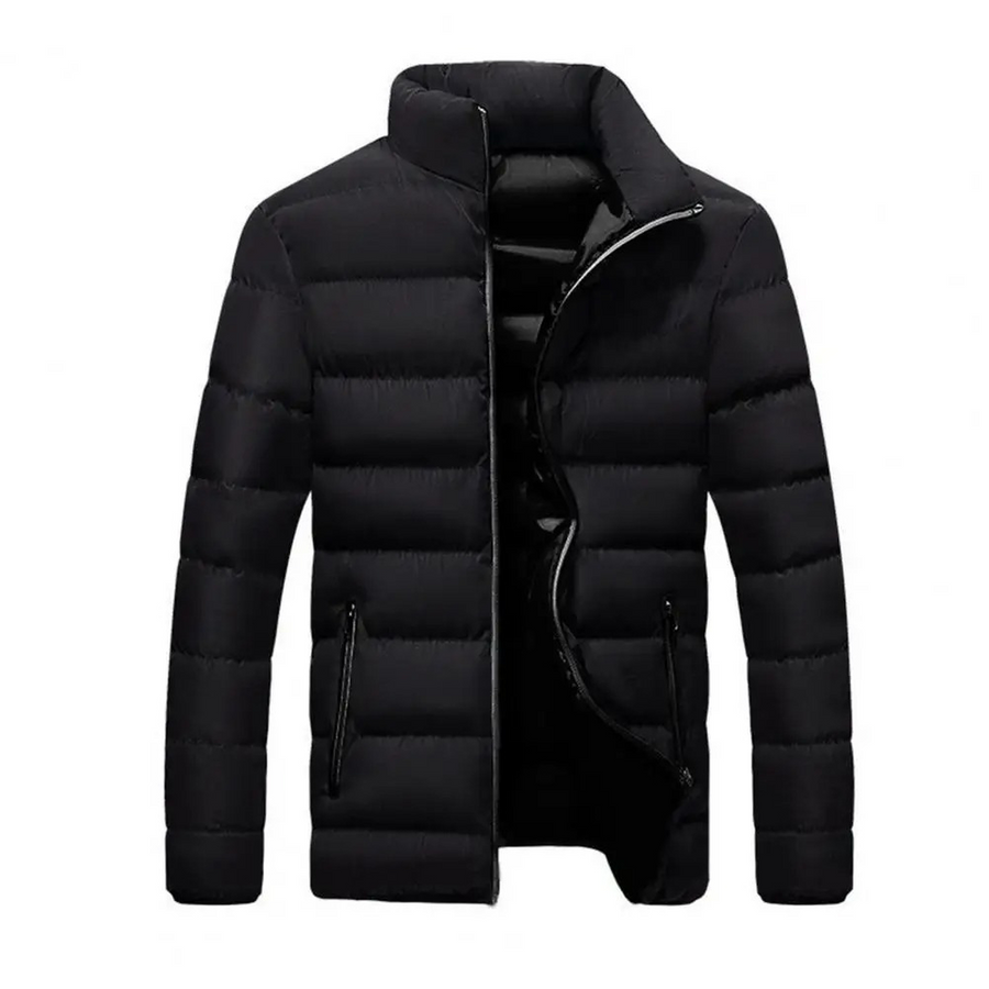Lässige Daunenjacke Mit Reißverschluss Für Herren | Winter