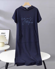 Saskia™ | Lässiges Hoodiekleid