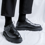 Alehan – Leder Derbys Mit Profilsohle
