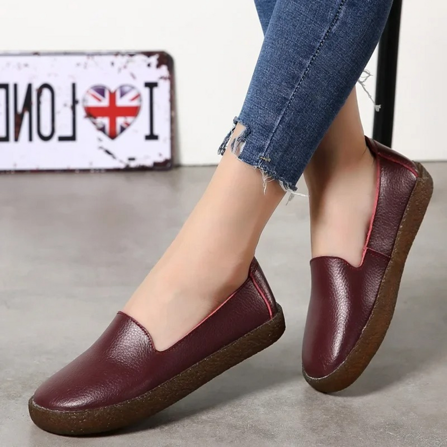 Harah – Leder-Slipper im Mokassin-Stil