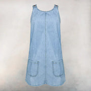 Lucelia – Praktisches Und Leichtes Jeans Kleid