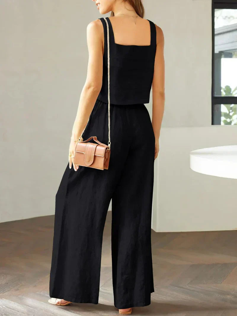 Isabella | Damen Set aus Top und Hose für stilvolle Outfits
