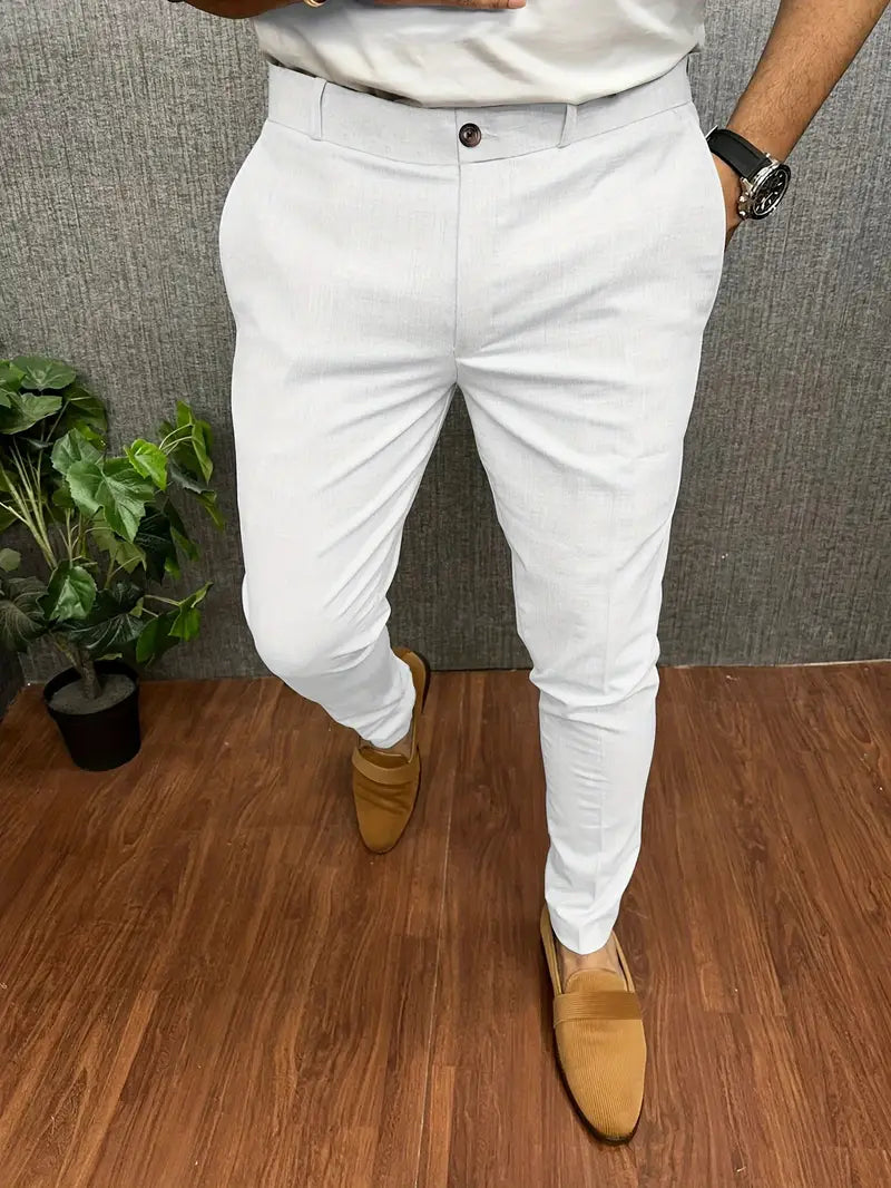 Herren Hose Slim Fit | Leicht Bequem