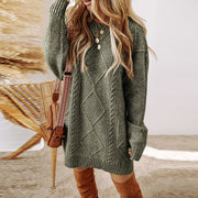 Sophie | Damen Strickkleid winterlich locker & elegant