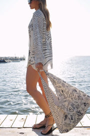 Hosehemd & Shorts mit Meeresdruck – Lässiger und kreativer Stil