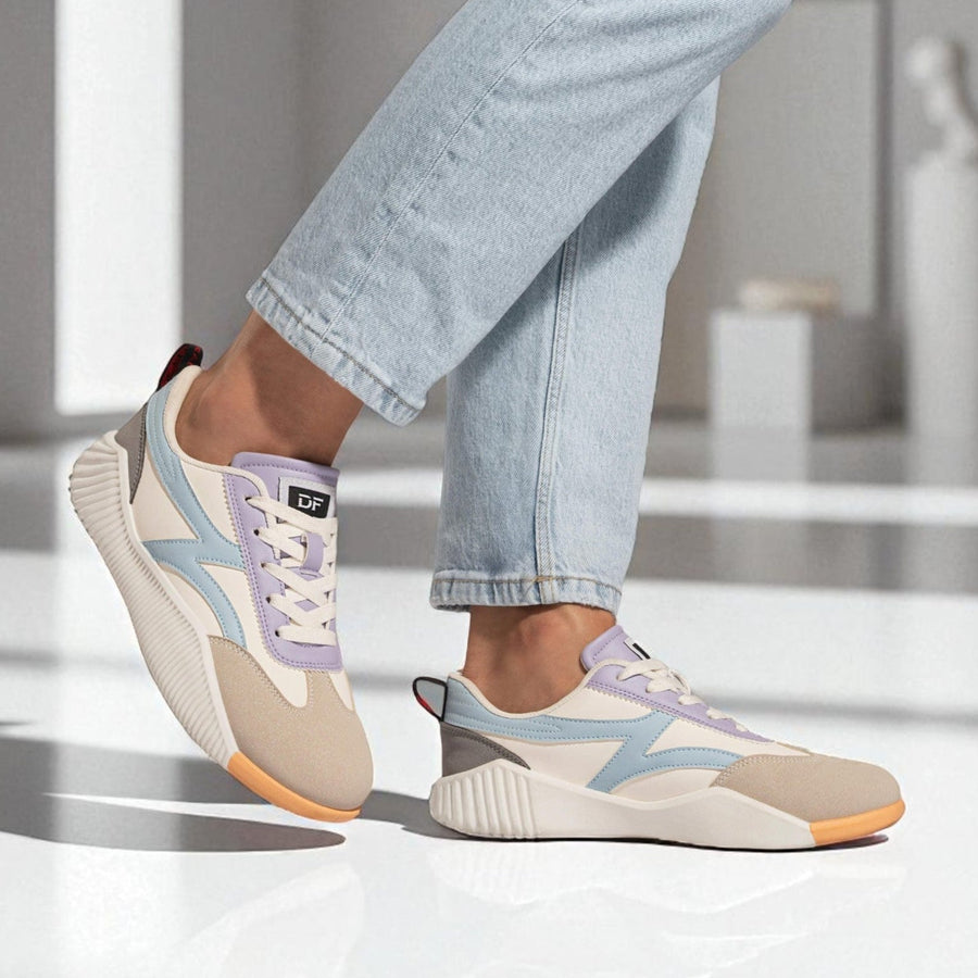 Orthopädische Schnür-Sneaker für Damen | Fußgewölbestütze