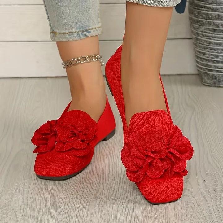 Catriona – Mary Jane Ballerinas Mit Blumenmuster