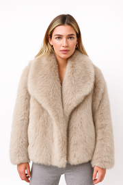 Clara | Bequemer Kunstpelz Mantel für Damen Winter