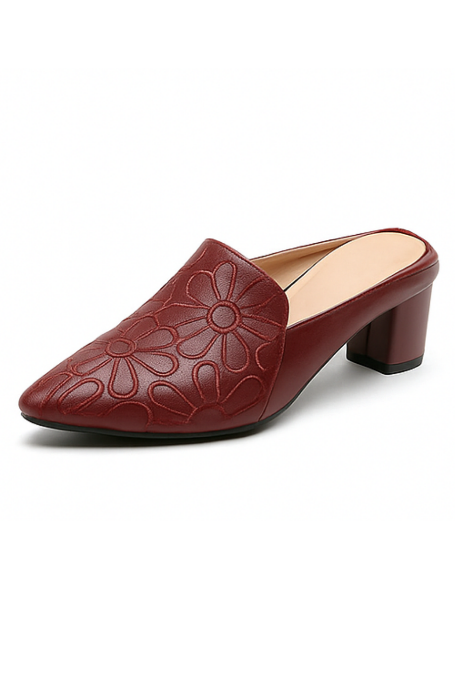 Marlene Pumps aus veganem Leder | Rot