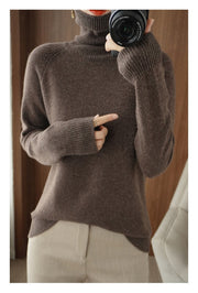 Damen Rollkragen-Winterpullover | Langarm