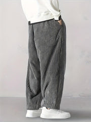 Herren Cordhose Mit Weitem Bein | Lockere Passform
