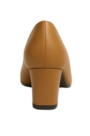 Marlene Pumps aus veganem Leder | Braun