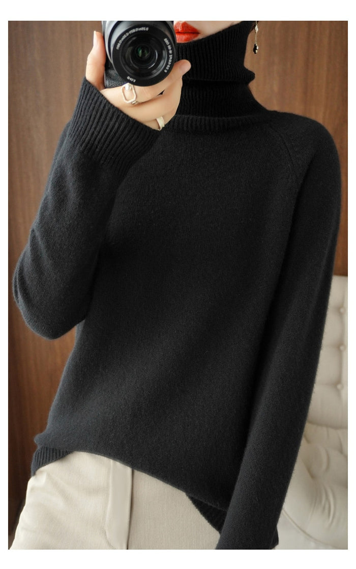 Damen Rollkragenpullover