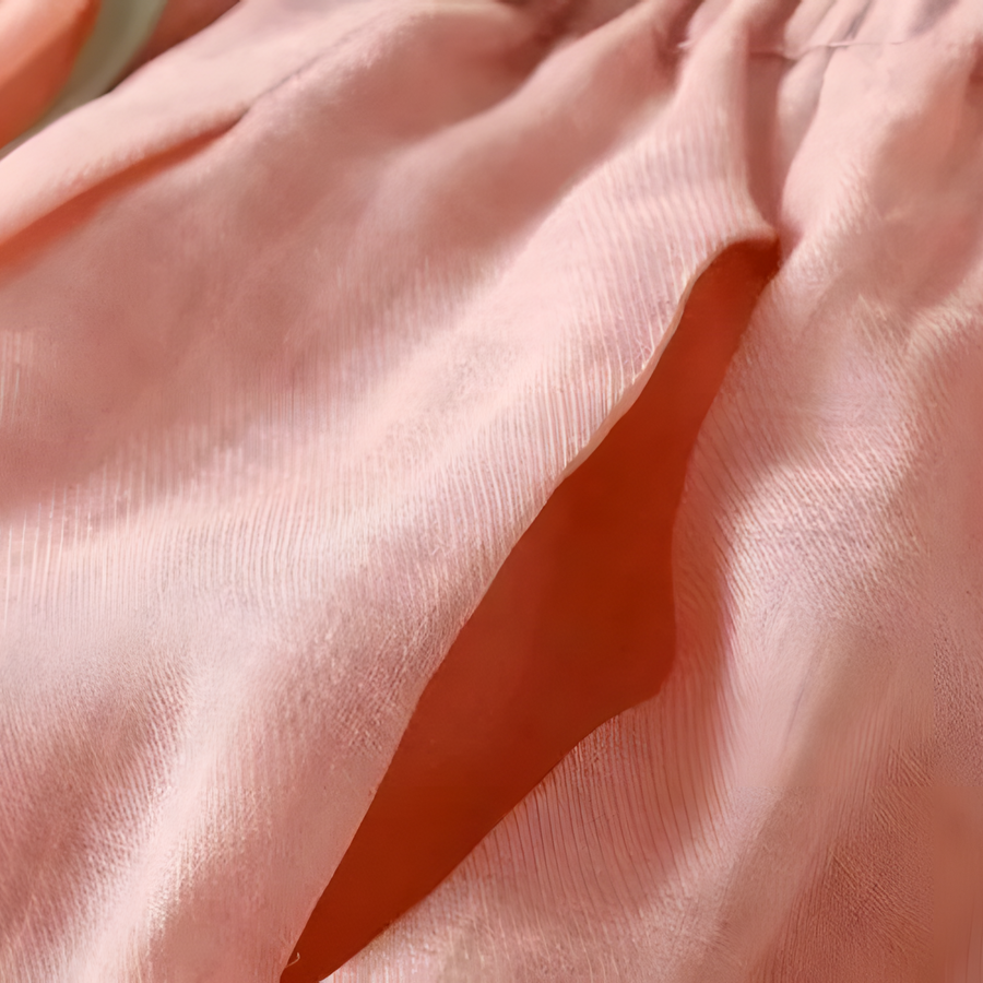 Yndira Leinenhose in Naturton | Rosa