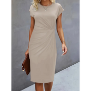 Damen Abendkleid Mit Kurzarm | Midi