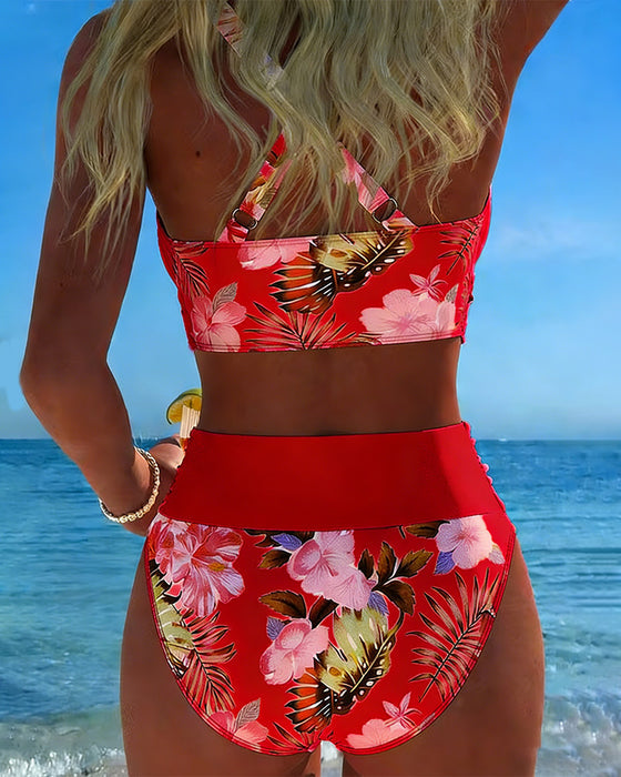 Killiane – Bikini Mit Floralem Kontrast
