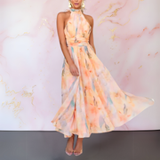 Elvado™ | Aquarell-Maxikleid