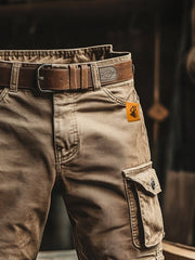 Novak – Retro Fracht Shorts Mit Mehreren Taschen