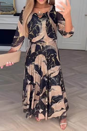 Mariska | Chiffon Midi Kleid