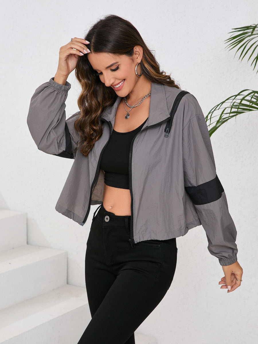 Gudula | Sportliche Windbreaker Jacke