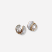 Antoinette | Luxus-Ohrstecker mit weißem Opal