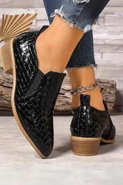 Xandra Orthopädische Oxford-Schuhe aus Leder | Schwarz