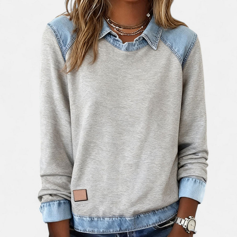 Leonie | Damen Langarmshirt modern edel chic