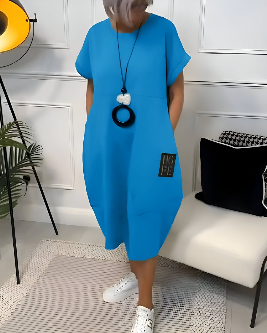 Jocelyn – Bequemes Freizeitkleid Mit Tasche
