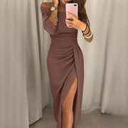 Cristy - Schickes schulterfreies Damenkleid