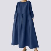 Veronica - Lockeres Kleid mit Taschen für Damen