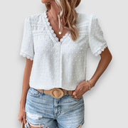 Ivy | V-Ausschnitt Bluse