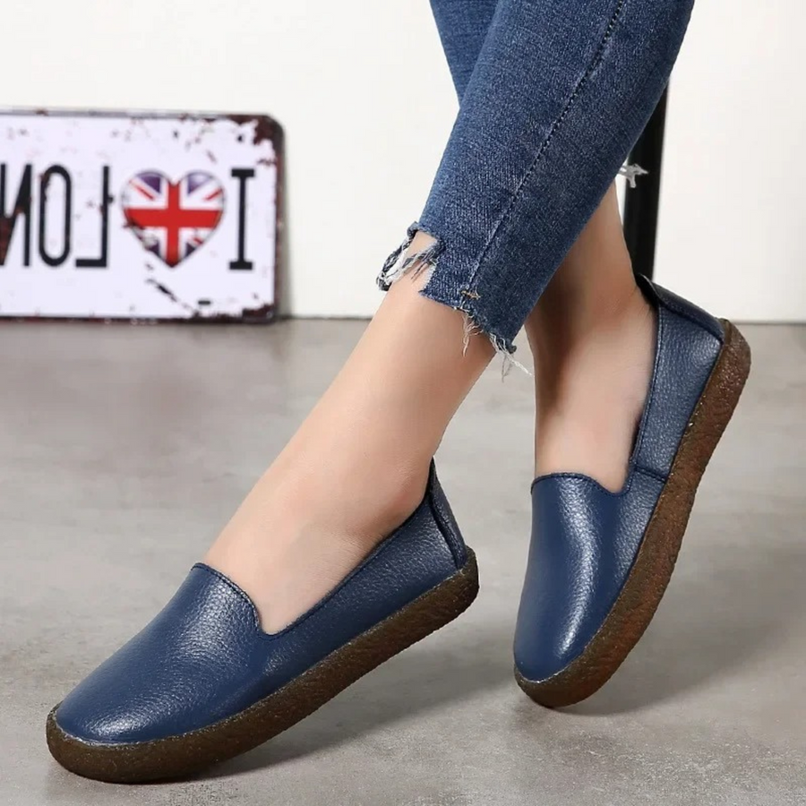 Harah – Leder-Slipper im Mokassin-Stil