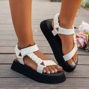 Neelee – Sandalen Mit Klettverschluss Und Plateau