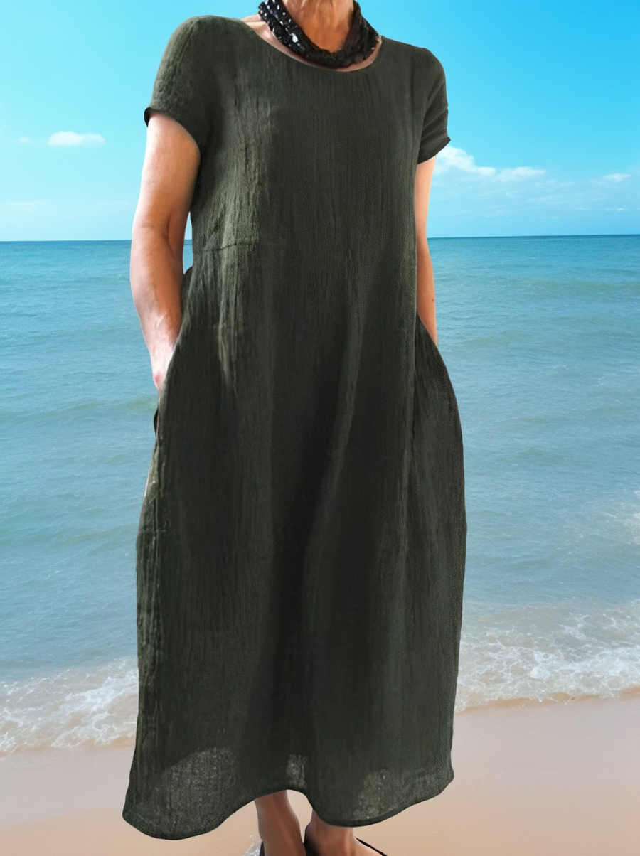 Allie - Lässiges, locker sitzendes Kurzarmkleid für Damen