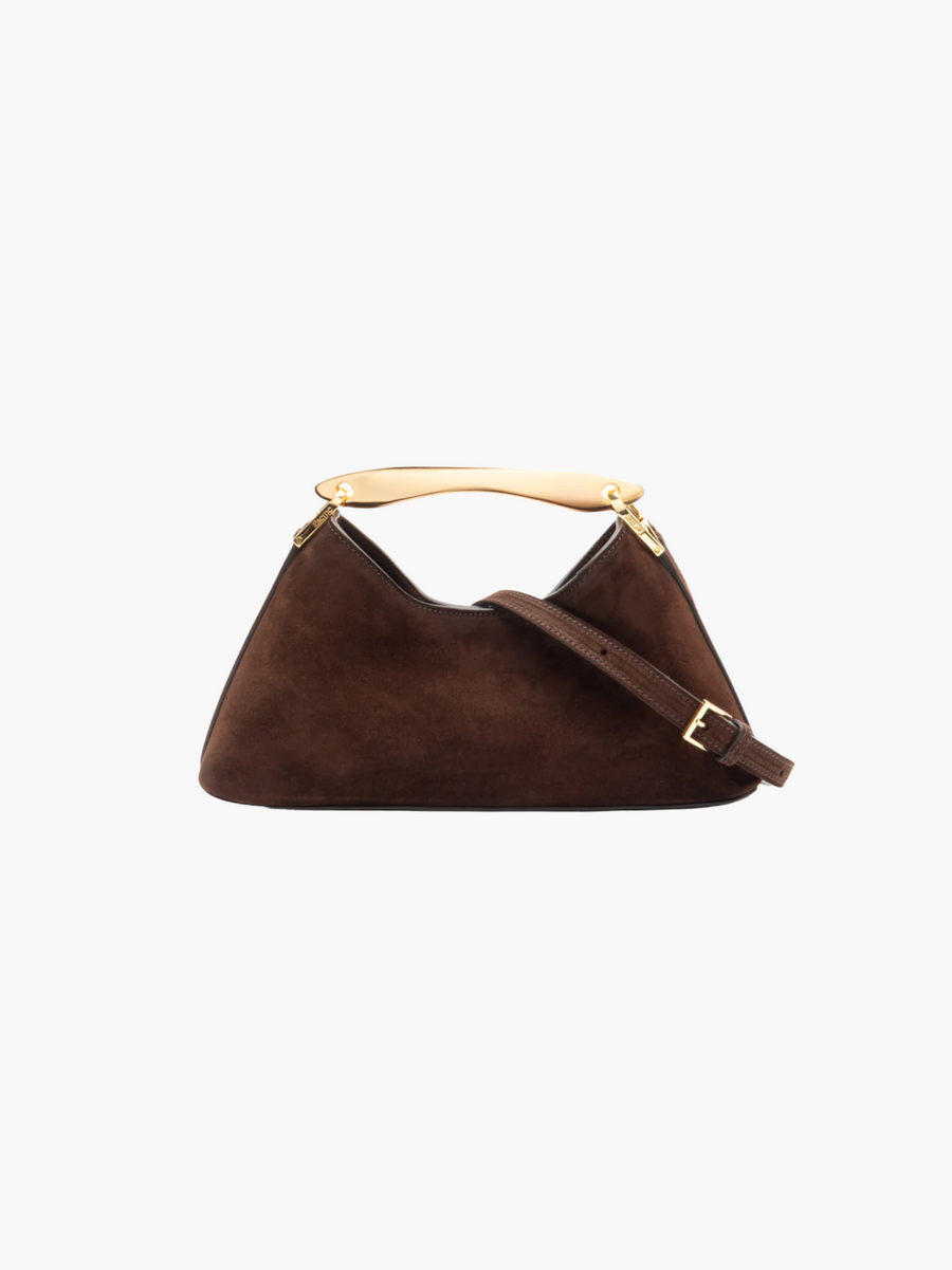 Luxuriöse Mini-Handtasche aus veganem Wildleder – Eleganter Look