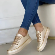 Pauline | Damen Plattform Schnür Sneakers