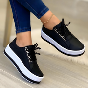 Glennis - Elegante Plateau Sneaker | Stylische Plateau Sneaker Bequem für Damen