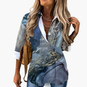 Casual Bluse für Damen mit Blumenmuster - Locker & Elegant