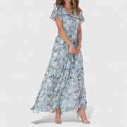 Eliane | Elegantes Blumen-Maxikleid