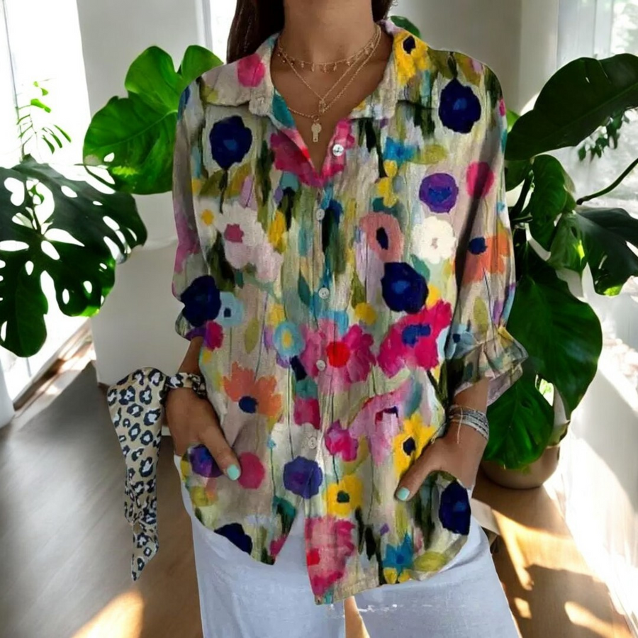 Irelle Bluse Damen – Stylisches Blumenmuster | S–3XL