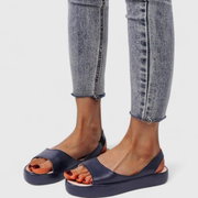 Elsa | Damen Plattform Slingback Sandalen