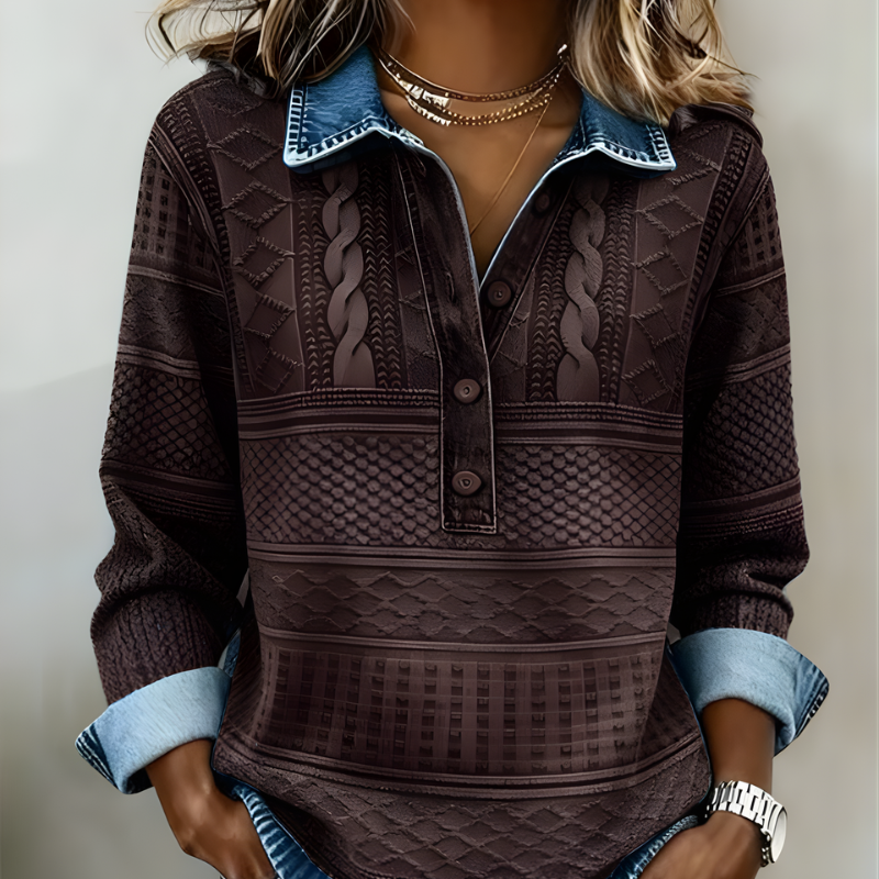 Rowan™ Übergangsjacke – Halbknopf-Sweatshirt mit Kragen
