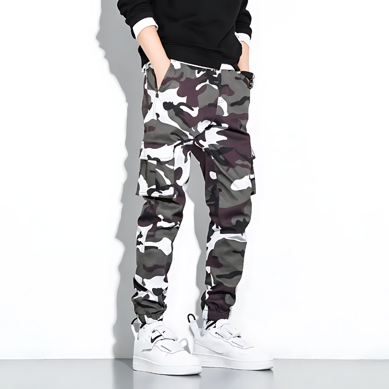 Paul | Camo Cargo Hose Herren in stilvoller Ausführung
