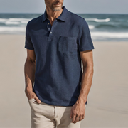 Heidi-Mode | Luxuriöses Leinen Poloshirt