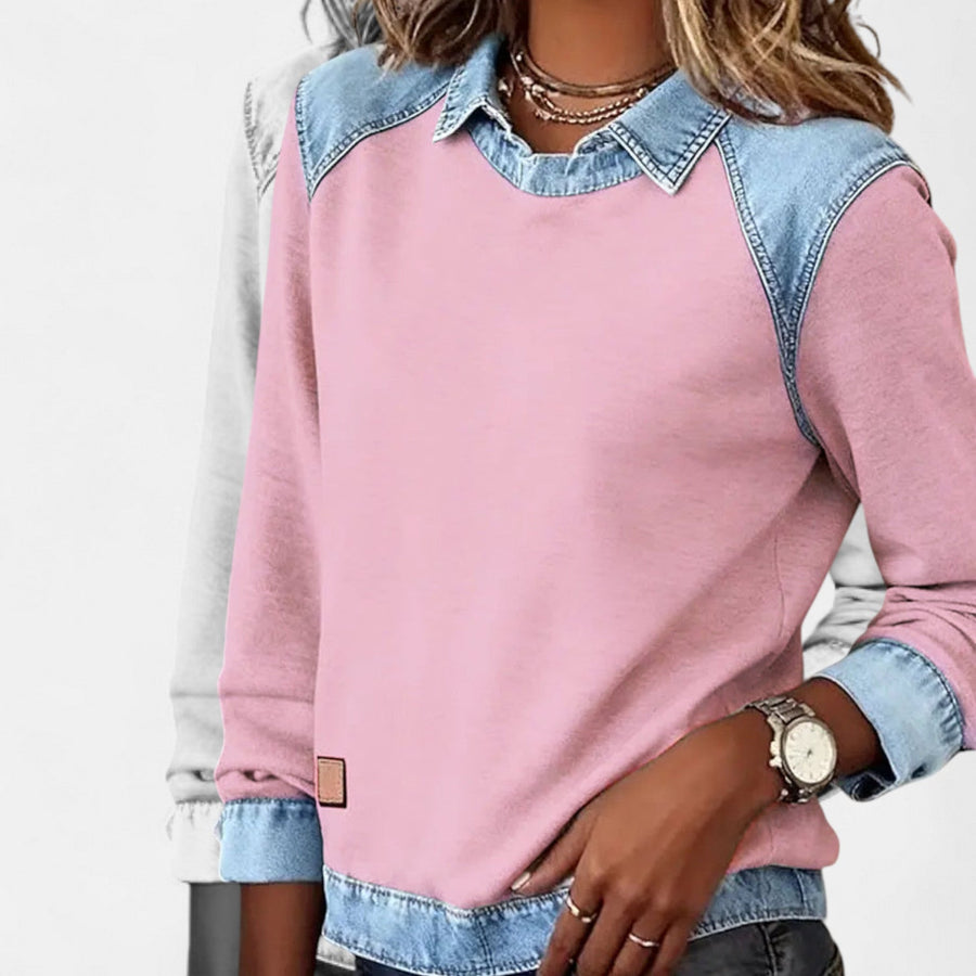 Leonie | Damen Langarmshirt modern edel chic