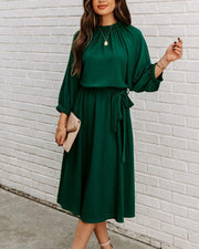 Elegantes Halbärmeliges Cocktailkleid für Frauen