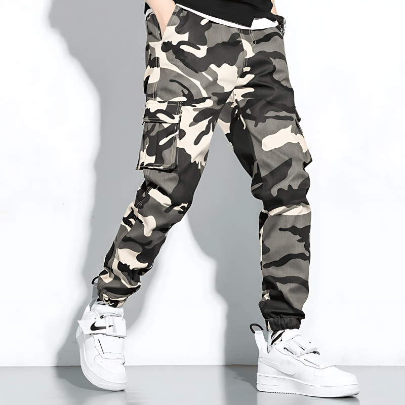 Paul | Camo Cargo Hose Herren in stilvoller Ausführung