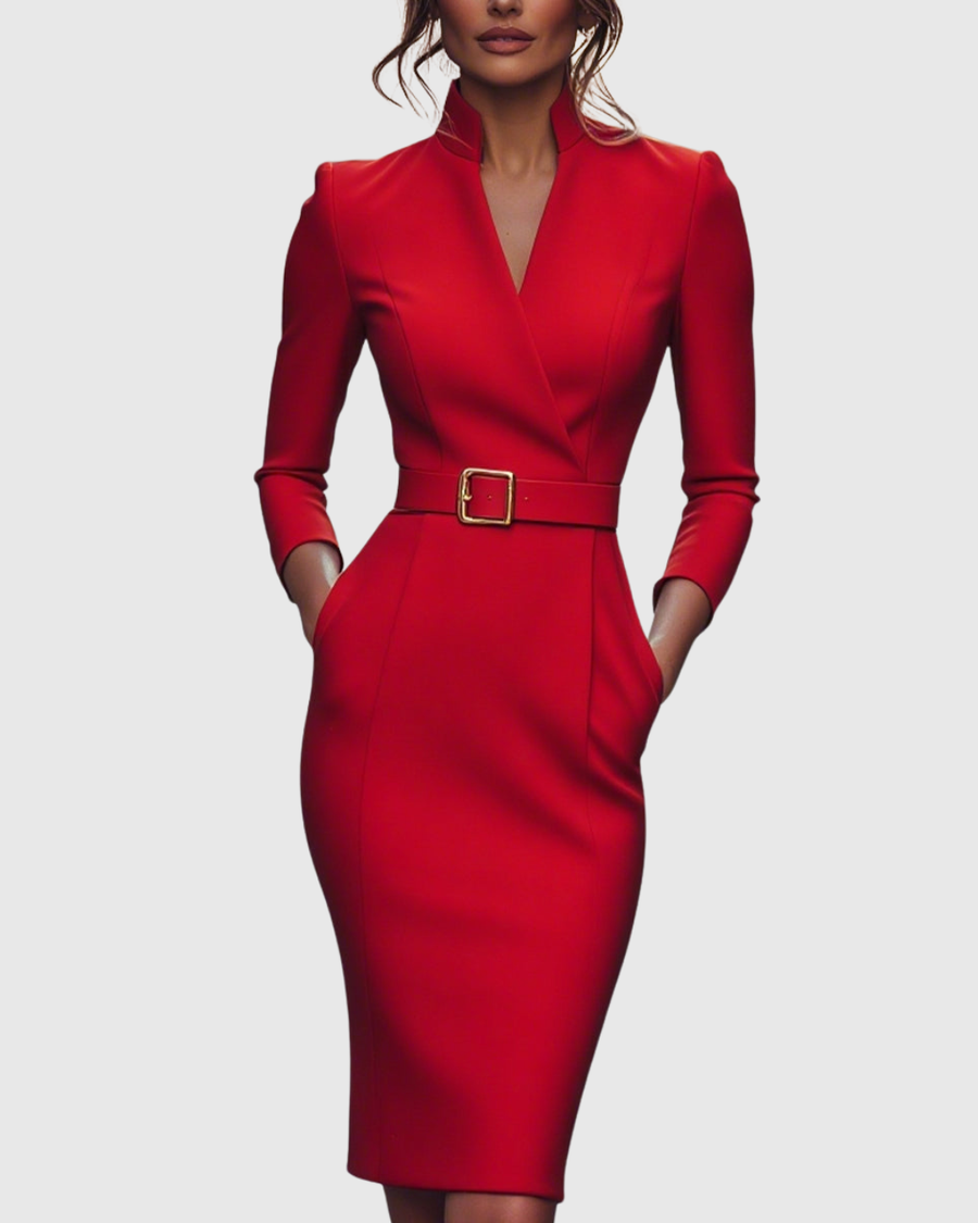 Meirav - Elegantes Midi Kleid